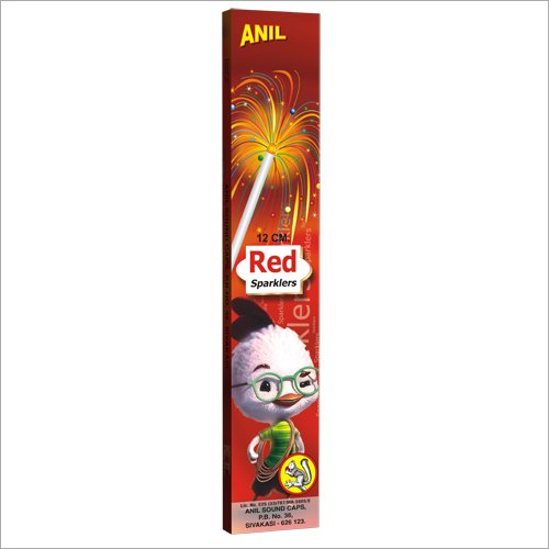 12 Cm Red Sparklers